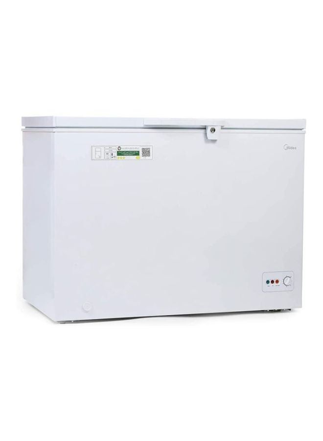 مديا ثلاجة أفقية بمفتاح قفل ومقبض 290 L HS-384C أبيض - Image 3