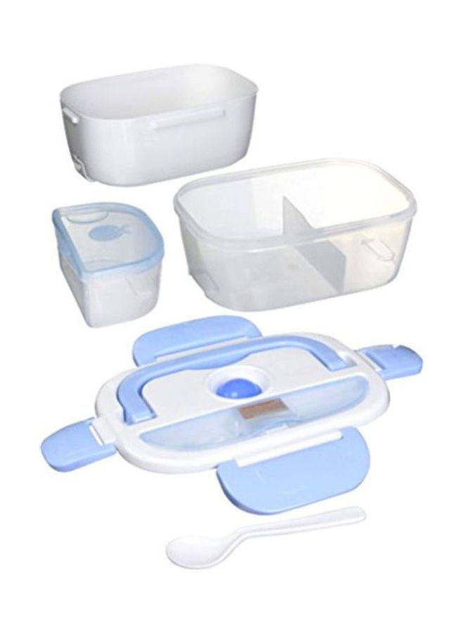 Electric Heating Lunch Box White 10x7.5x4.5inch  - Image 2