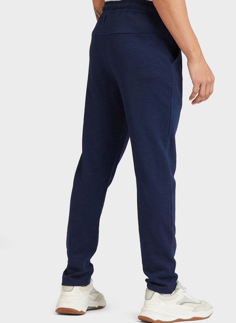 Logo Drawstring Sweatpants Blue - v1621254343/N47487523V_2