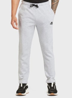 Kappa Logo Drawstring Sweatpants Grey  - Image 1