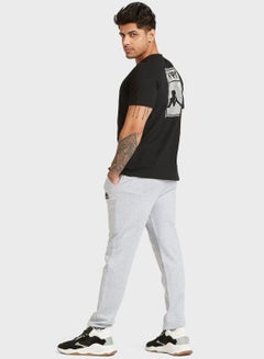 Kappa Logo Drawstring Sweatpants Grey  - Image 4
