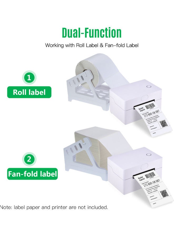 Receipt Printer Holder Stand White - Image 4