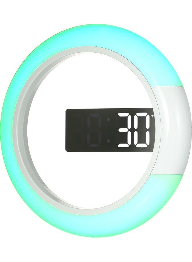 Generic - Changeable RGB Colour Digital LED Alarm Clock Multicolour 34.80*5.00*34.50cm - Image 1