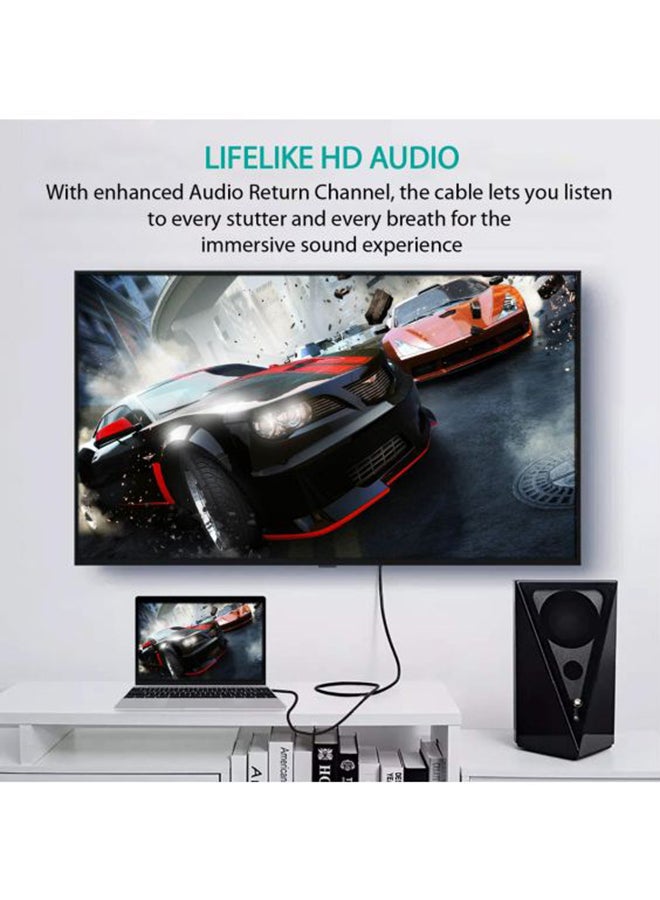 PROMATE 8K HDMI Cable, Ultra High-Speed HDMI 2.1 Cable with 8K HDR, 48Gbps Transfer Speed, 2m Cord Length, 3D Support and Enhanced Audio Return (eARC) for Apple TV, Xbox, PS4, Projector, ProLink8K-200 Black  - Image 4