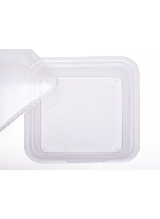 Square Shape Tray With Cover Clear 36x36x14.5cm - v1621255693/N47165722A_3