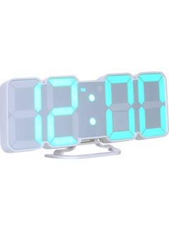 Generic Upgraded 3D Wireless Digital RGB LED Alarm Clock with Remote Multicolour 24.70*3.00*8.00cm  - Image 4