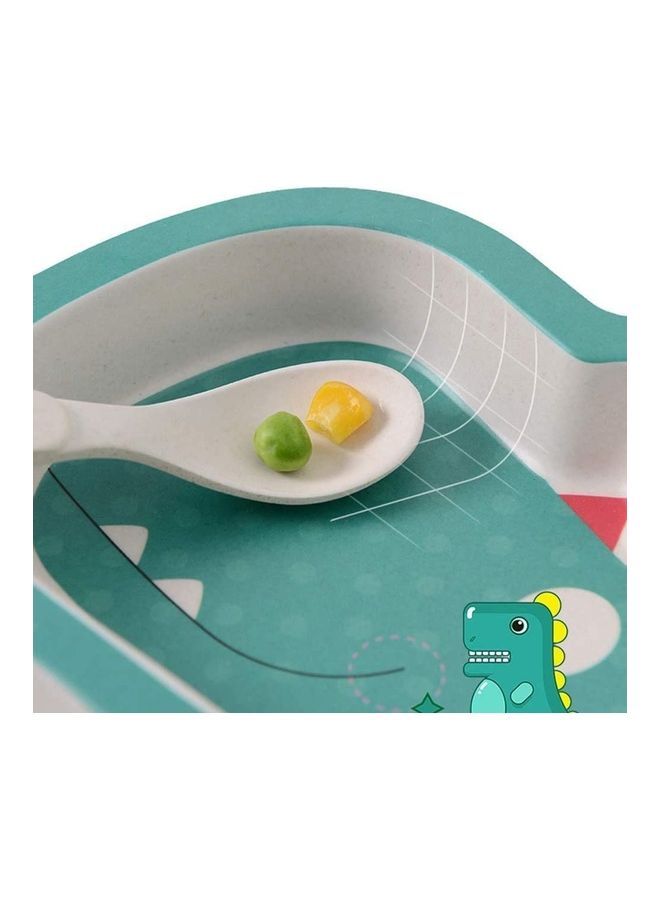 طقم أدوات مائدة بتصميم ديناصور مكون من 5 قطع - Image 3