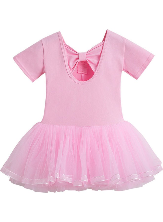 XiuWoo - Short Sleeve Tutu Skirt Ballet Outfit Dress 110cm - Image 1