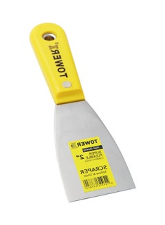 Tower Super Flexible Paint Scraper Yellow/Silver  - Image 2
