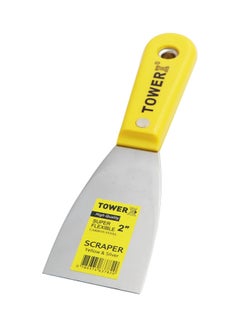 Tower Super Flexible Paint Scraper Yellow/Silver  - Image 3