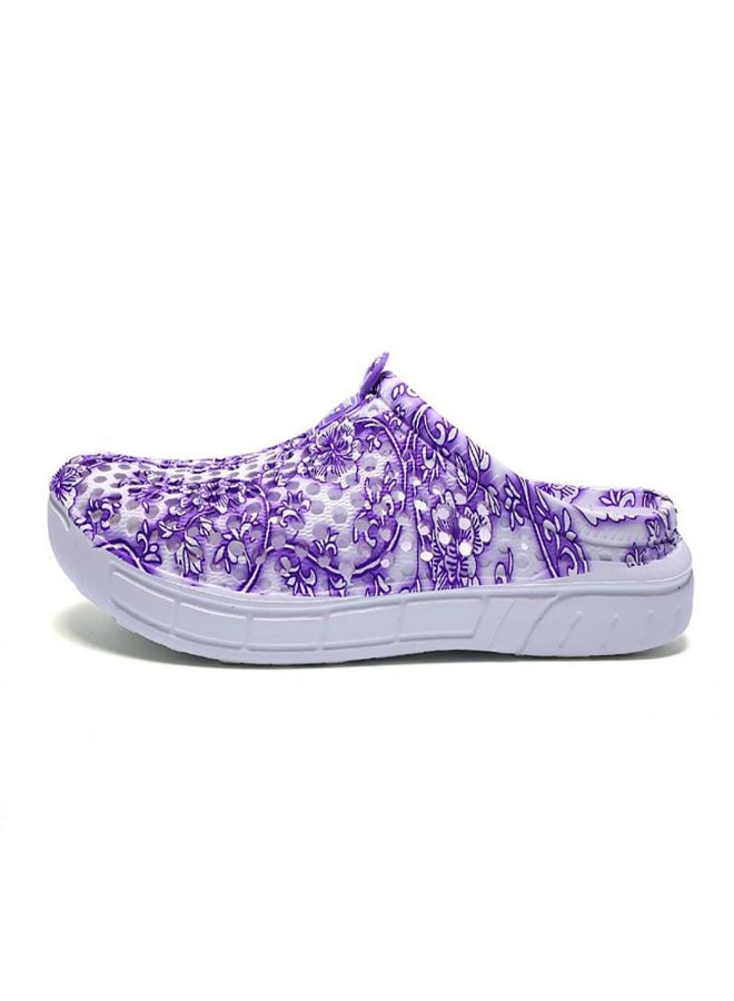Breathable Summer Beach Slides Purple  - Image 1