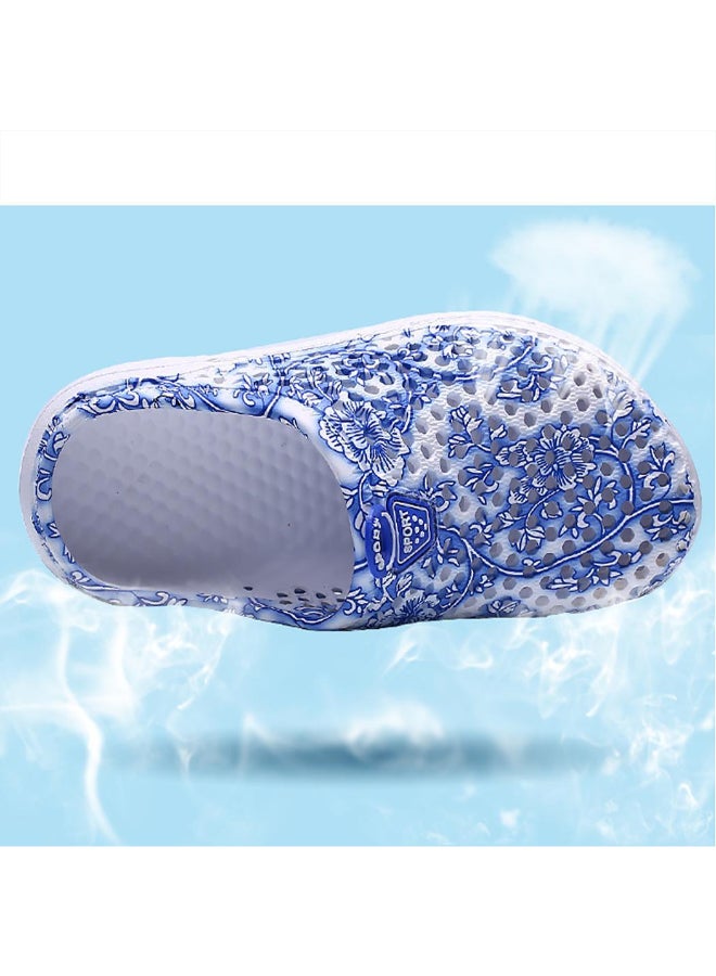 Generic Breathable Summer Beach Slides Blue  - Image 4