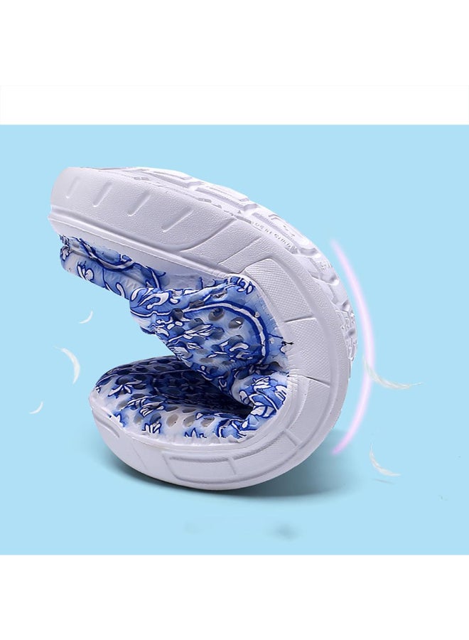 Generic Breathable Summer Beach Slides Blue  - Image 5
