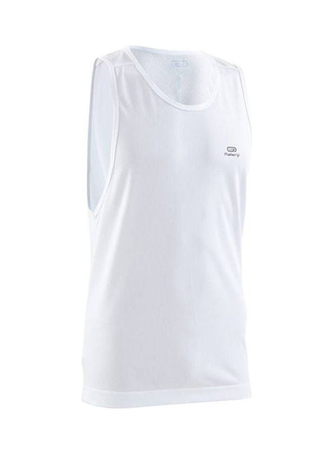 DECATHLON - Round NeckSport Tops Crop-Top White - Image 1