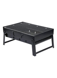 Cyber Portable And Foldable Barbecue Grill Black/Silver 36x29x7.5cm  - Image 1