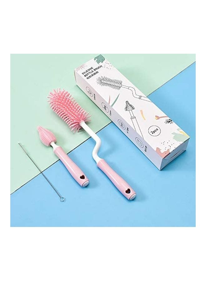 3-Piece Silicone Baby Bottle Cleaning Brush - Image 2