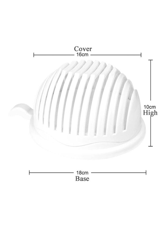 CYTHERIA - 60-Second Salad Cutter White 18x10x16cm - Image 1
