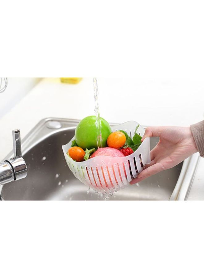 CYTHERIA - 60-Second Salad Cutter White 18x10x16cm - Image 1