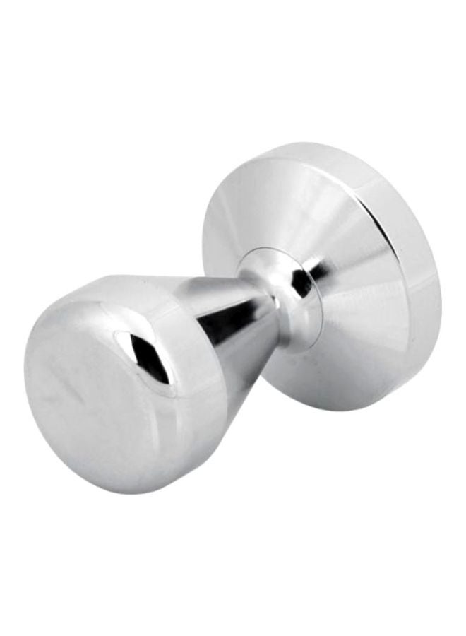 CYTHERIA Stainless Steel Coffee Bean Tamper Base Hammer Silver 8x5.5x5.5centimeter  - Image 2