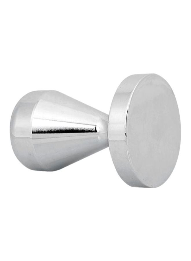 CYTHERIA Stainless Steel Coffee Bean Tamper Base Hammer Silver 8x5.5x5.5centimeter  - Image 3