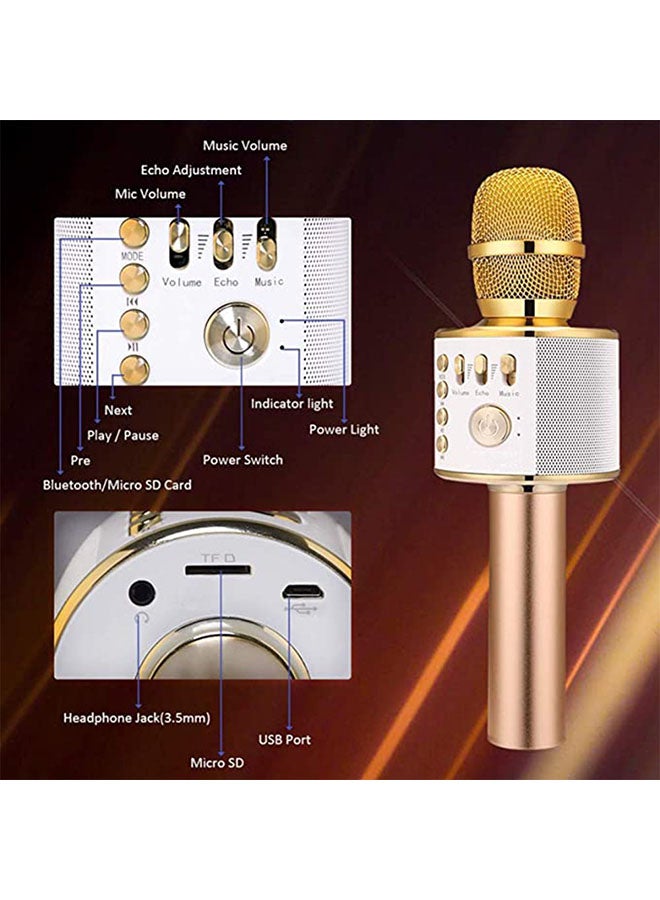 Arabest Bluetooth Handheld Karaoke Speaker Microphone with Case and Accessories ANY115 Multicolour - Image 5