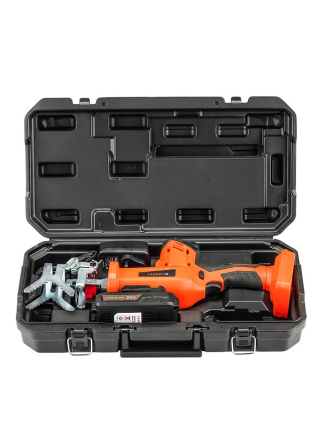 LAWAZIM 3-Piece Cordless Sabre Saw Kit With Case Orange/Black/Silver 11x41x22cm - Image 5