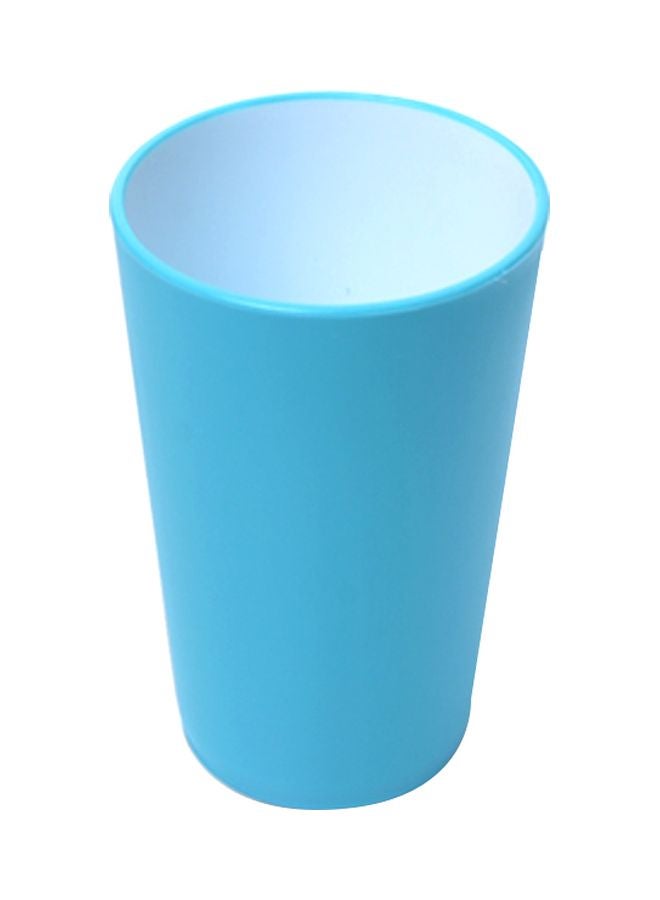 Fissman Tumbler Cup Solid Pattern Food Grade Plastic Blue 300ml 