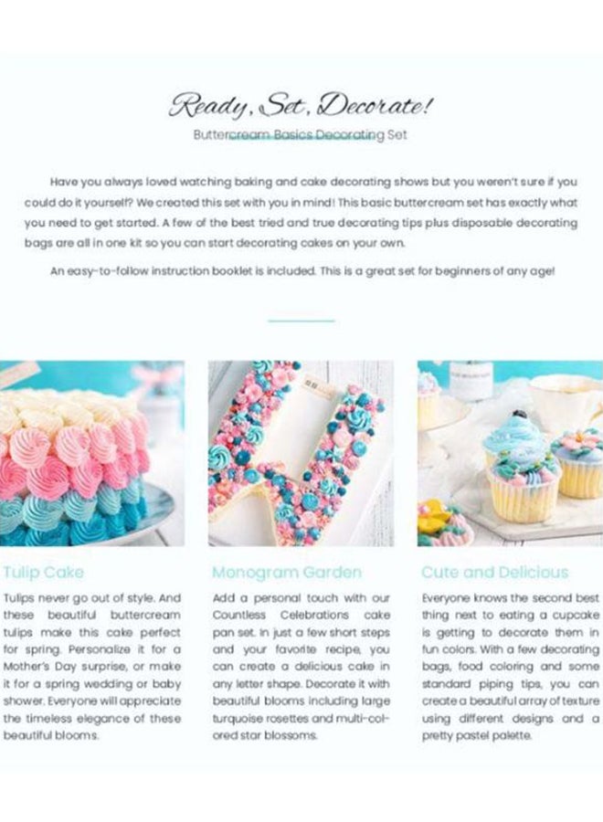 Beauenty Cake Decorating Piping Nozzle Silver - Image 3