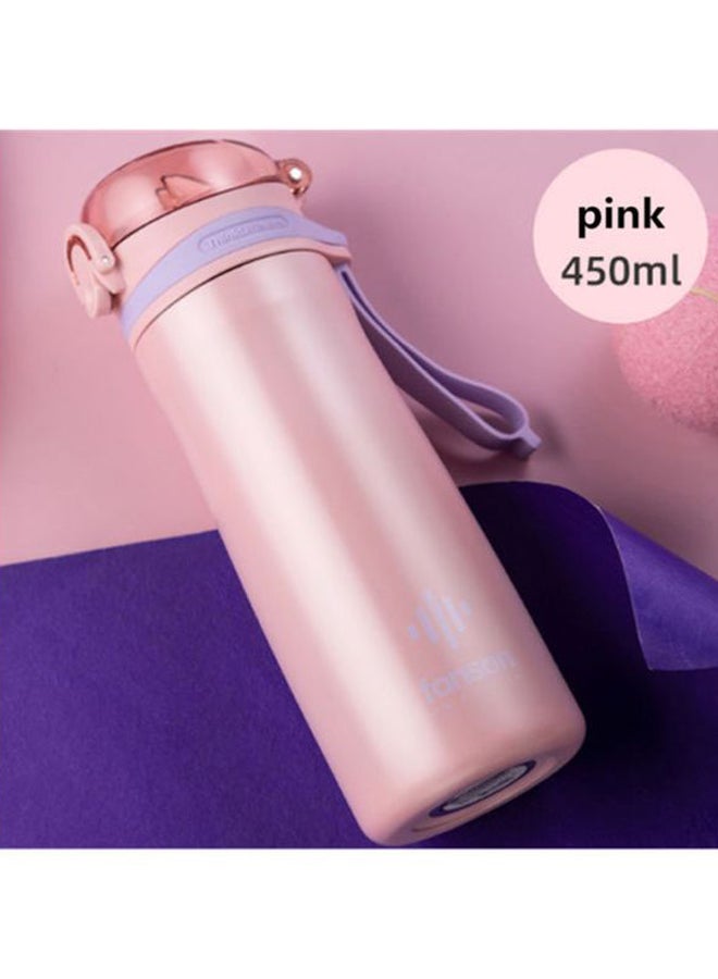 بيوينتي زجاجة ماء قابلة للنقل وردي - Image 4