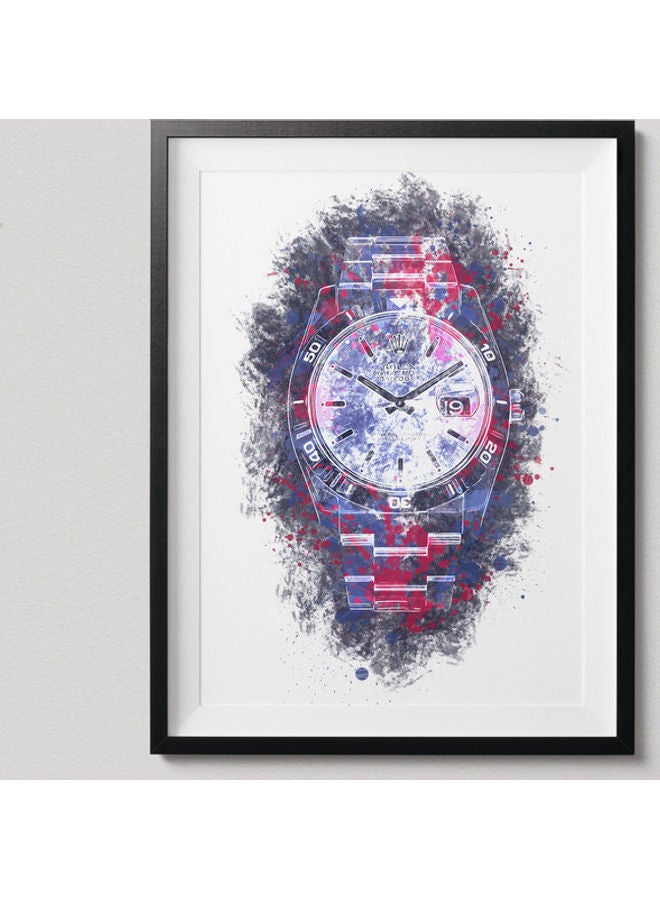 Boomah Accessories - Rolex Datejust Time-O-Graph Fine Art Poster With Frame Multicolour 30X40 CM - Image 1