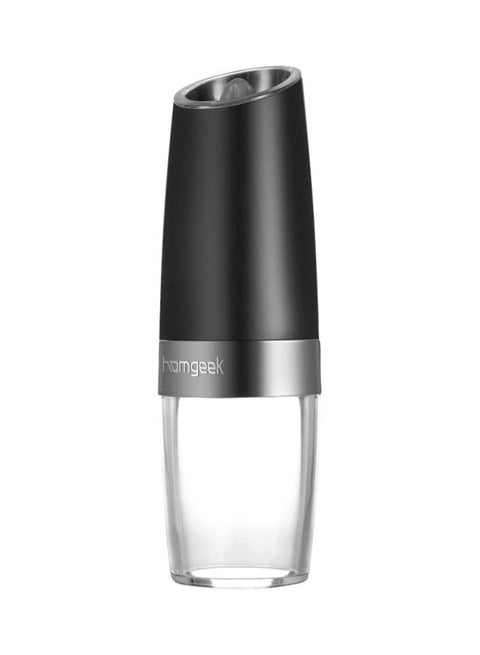 Gravity Electric Salt And Pepper Mil Black/Clear/Grey 20.2x6.3cm