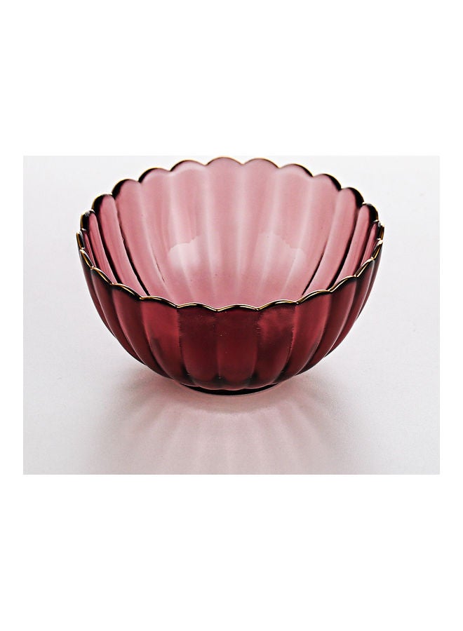 Shuer Nordic Modern Design Phnom Penh Glass Bowl Purple 15.3x15.3x7.6cm - Image 5