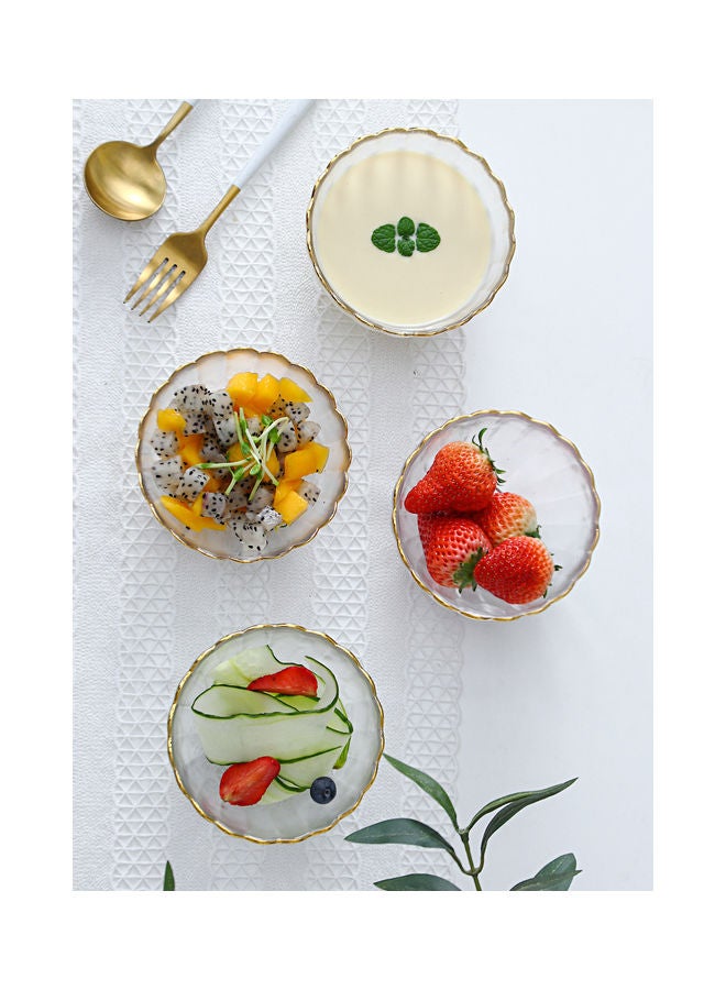 Shuer 4-Piece Glass Bowl Set Clear 14x13x13.5cm - Image 2