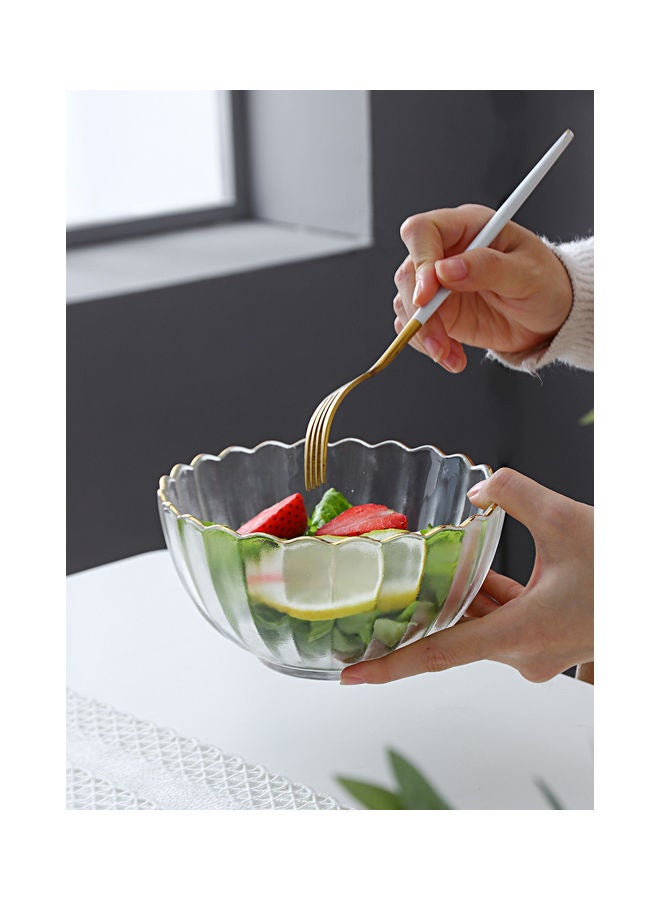 Shuer Nordic Modern Design Phnom Penh Glass Bowl Clear 15.3x15.3x7.6cm - Image 3