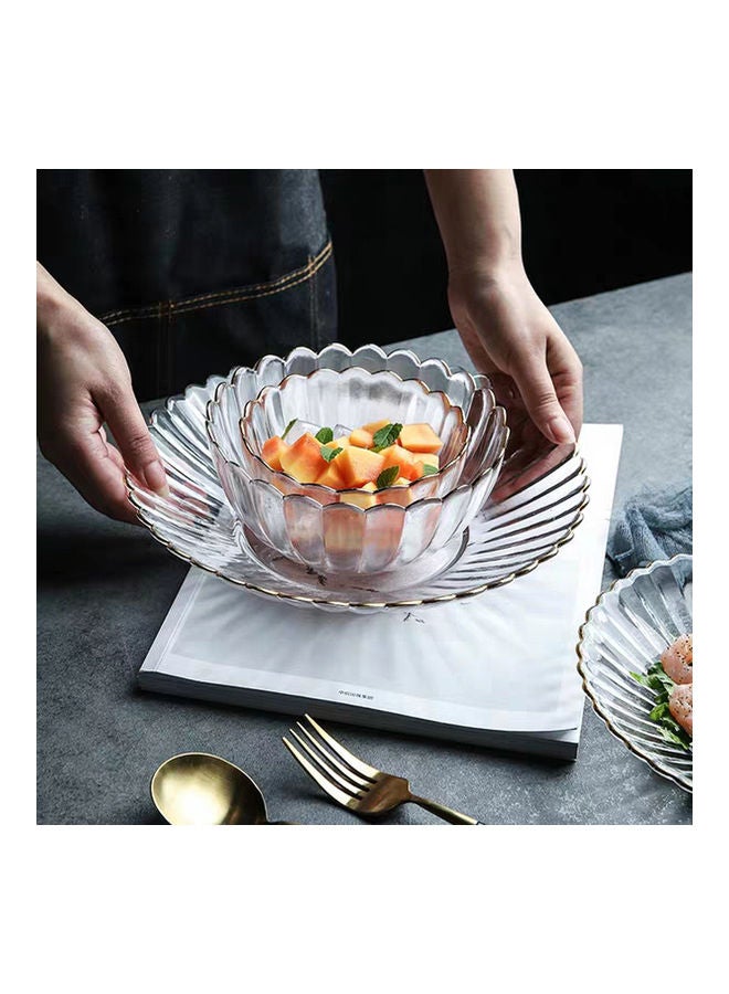 Shuer Nordic Modern Design Phnom Penh Glass Bowl Clear 15.3x15.3x7.6cm - Image 5