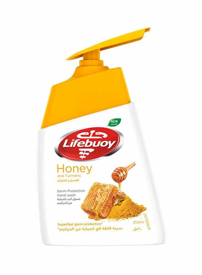 Lifebuoy Hand Wash Honey And Tumeric White/Yellow 200ml  - Image 1