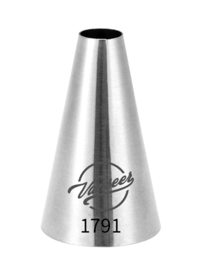 بيوينتي قمع مع أنبوب لتزيين الكيك فضي 5سم - Image 1