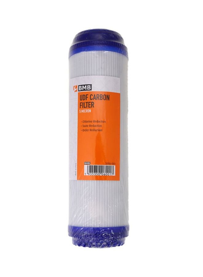 UDF Carbon Replacement Water Filter White/Blue