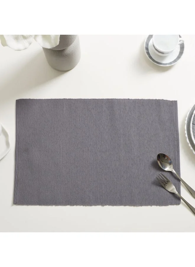 Home Box Atlanta Placemat Grey 48x33cm