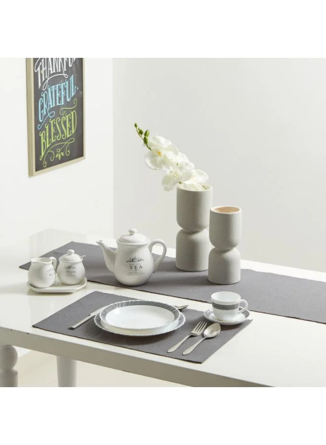 Home Box Atlanta Placemat Grey 48x33cm