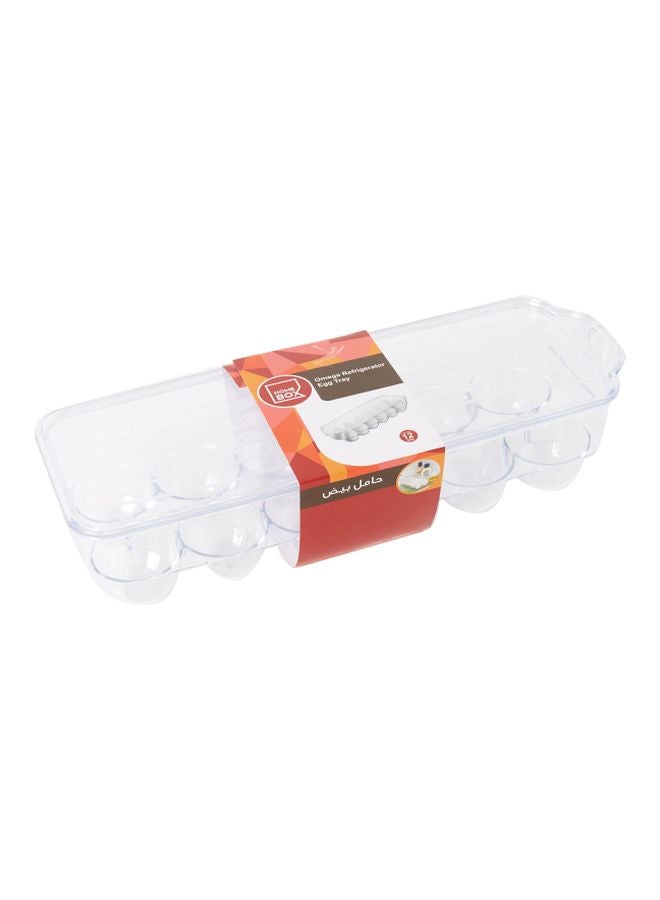 Home Box Omega Refrigerator Egg Tray Clear 32.5cm  - Image 1