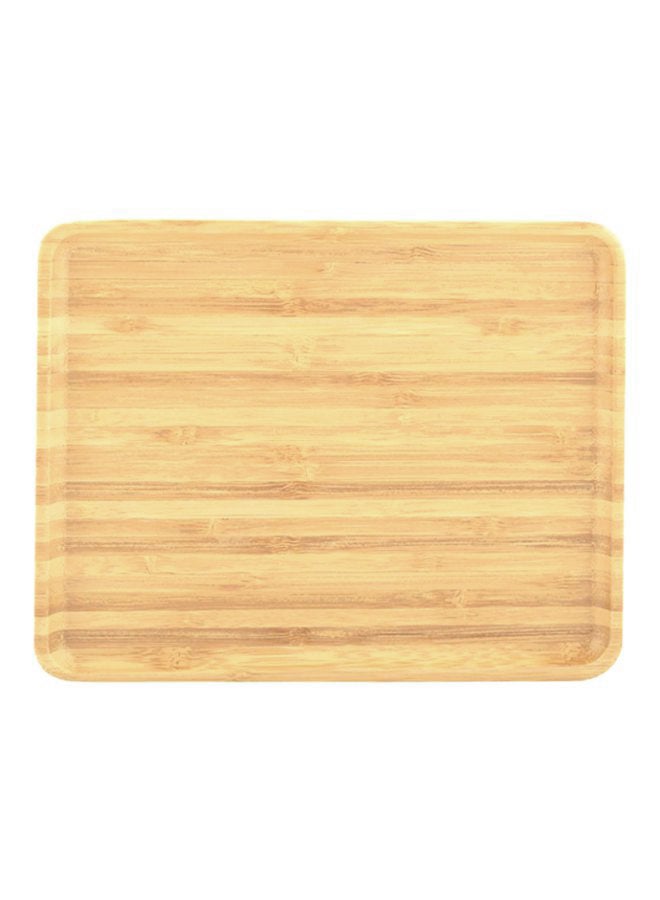 Bamboo Rectangular Tray Beige 25x20cm - v1621266784/N20097880A_1