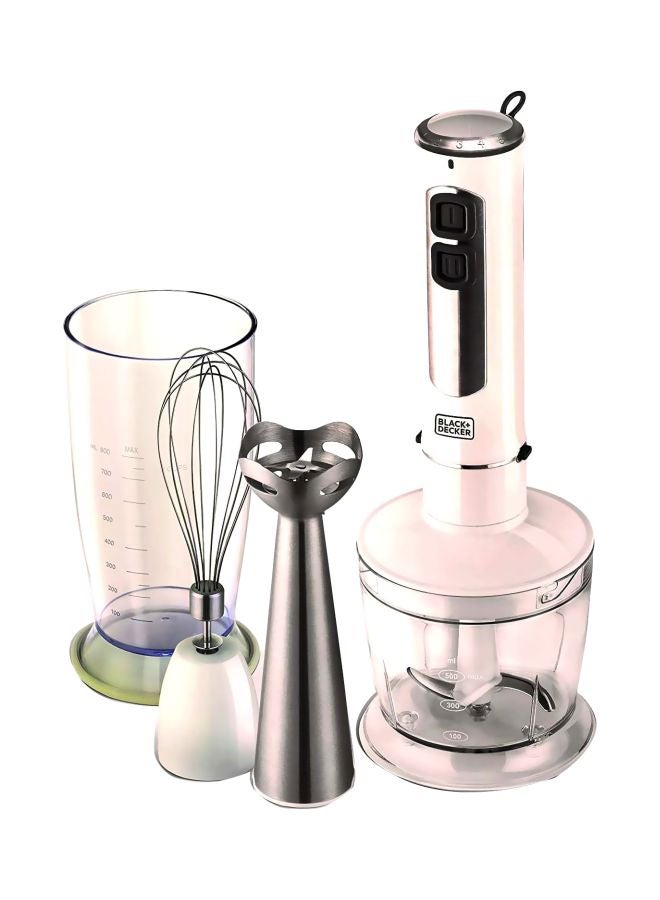 بلاك اند ديكر خلاط يدوي 800.0 ml 400.0 W SB4000 أبيض  - Image 1