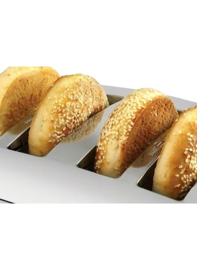 BLACK+DECKER 4-Slice Stainless Steel Toaster 1800.0 W ET304 Silver/Black - Image 2