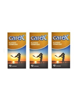 careX Pack Of 3 Classic Comfort Condoms  - Image 1