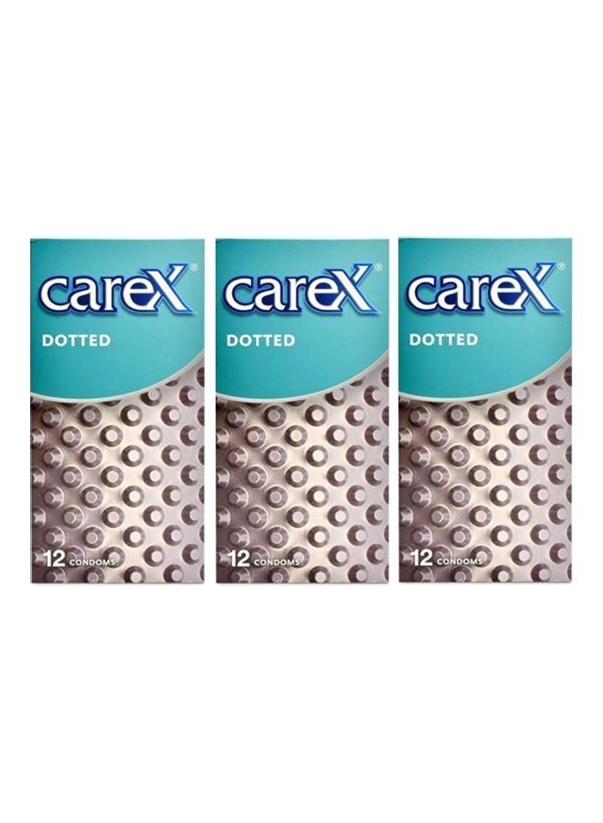 Pack Of 3 Dotted Condoms (36 Count) - v1621267712/N47516949A_1