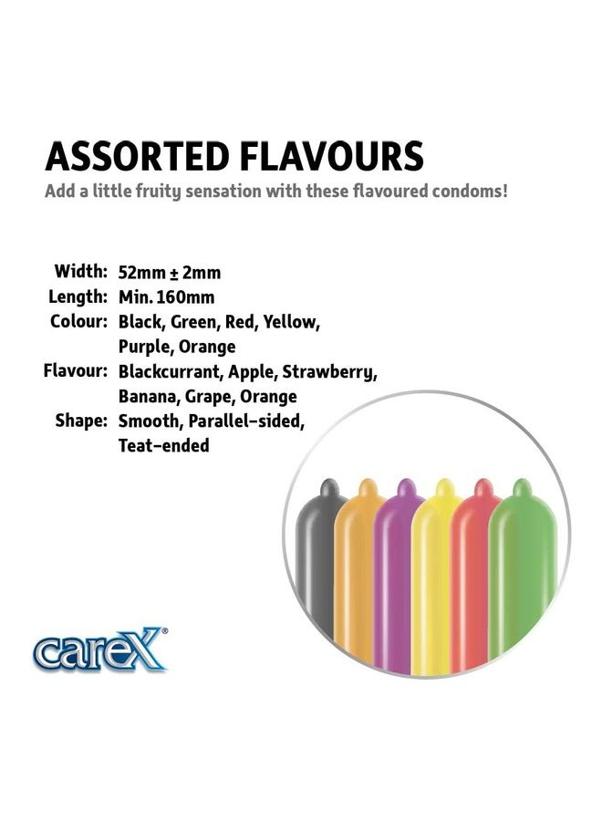 careX Pack Of 3 Assorted Flavours Condoms - Image 2