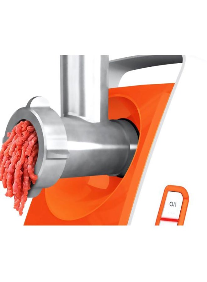 BOSCH - Compact Power Meat Mincer 1600W 1600.0 W MFW3630I Orange/White - Image 1