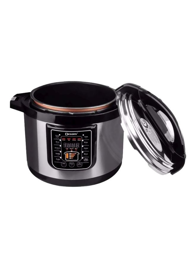 ديسيني جهاز طهي بالضغط الكهربائي 10.0 L 1350.0 W 10 أسود/ فضي  - Image 1