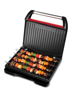 Electric Indoor Grill Large With Cord storage for Home & Office Use, Stainless Steel Family Grill 1850 W 25050 Red/Black - v1621270204/N41026589A_3